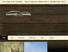 Tablet Screenshot of crossroadsofthesandhills.com